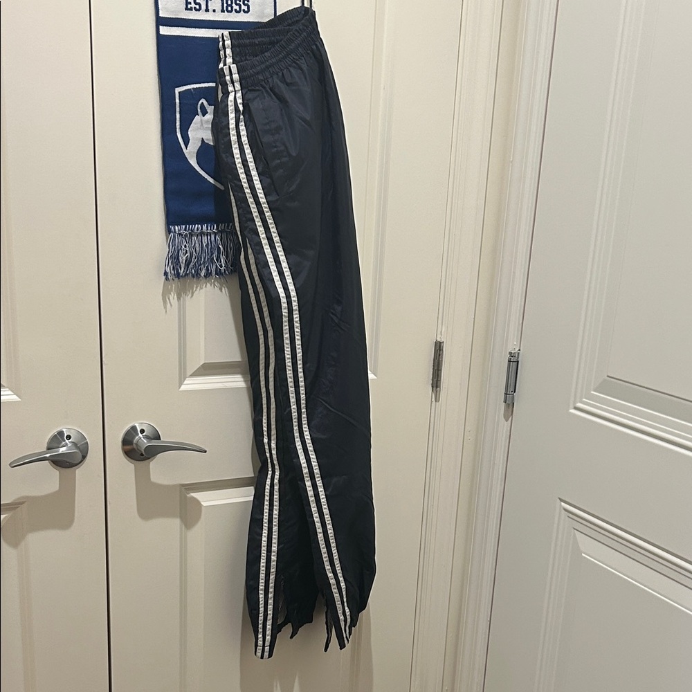 Midnight blue Track Pants with White Stripes